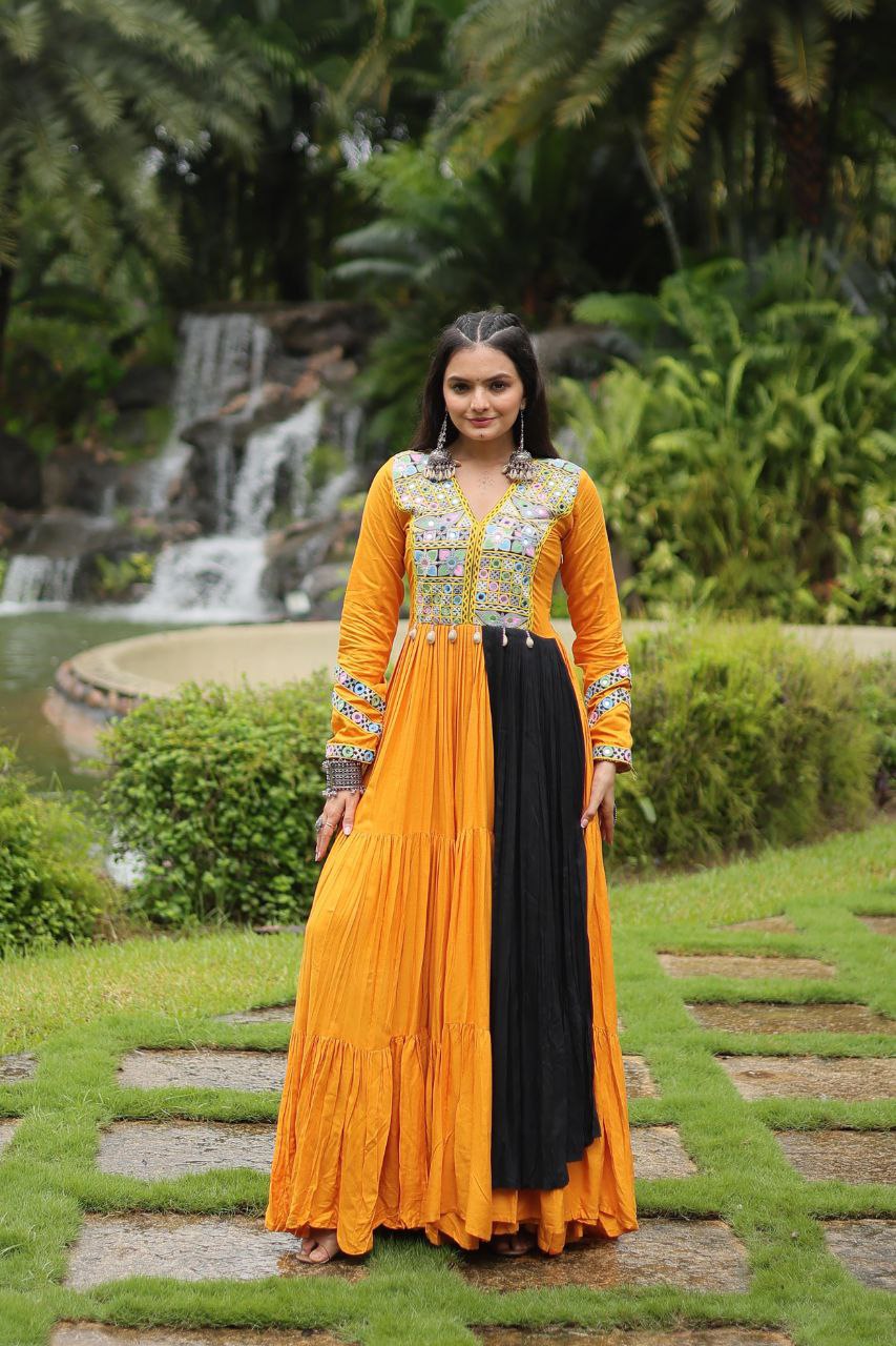 LUXE CHIC Navratri Partywear Gown